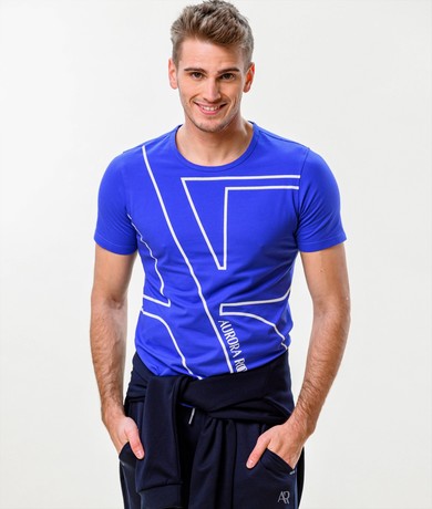 T-SHIRT DOHA MAN BLUE